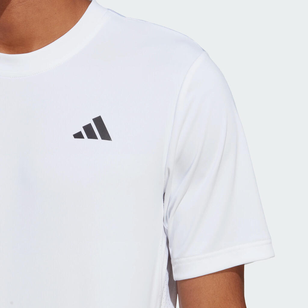 Men's Short-Sleeved Tennis T-Shirt Club - White